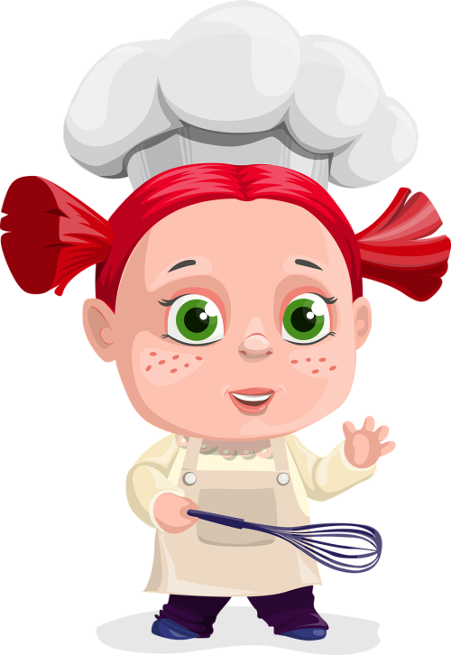 girl cook cooking