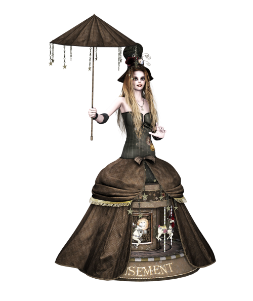 girl dress steampunk