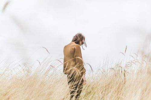 girl alone thinking