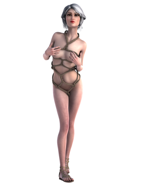 girl 3d render