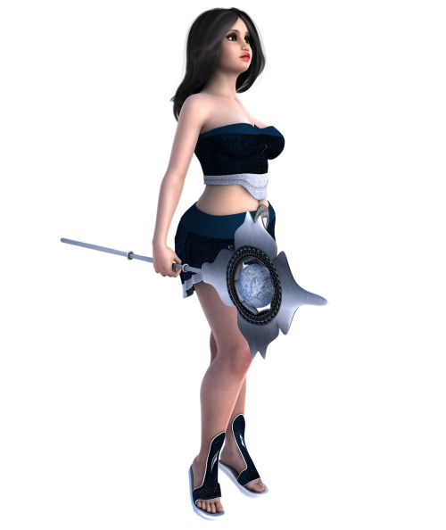 girl 3d render