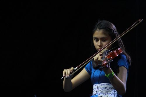 girl violin instruments
