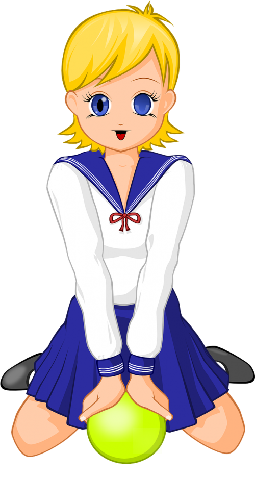 girl uniform marine