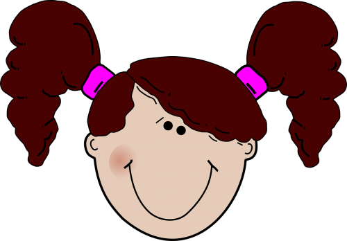 girl kid ponytails