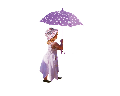 girl umbrella dress
