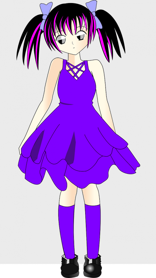 girl dress lilac