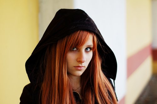 girl  portrait  redhead