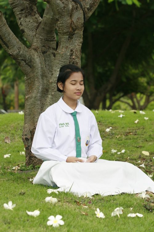 girl meditation meditate