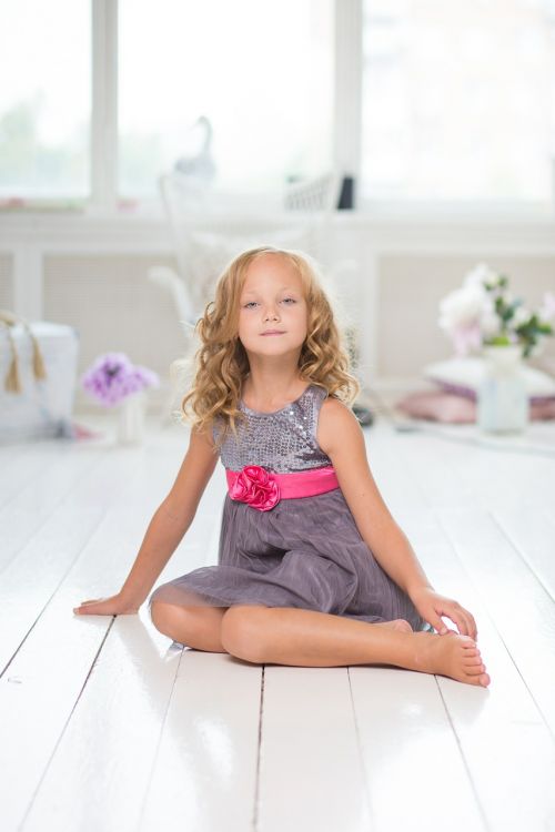 girl young sitting