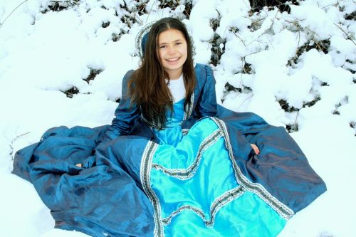 girl princess snow