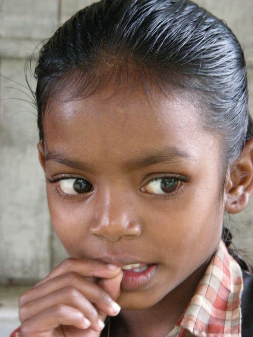 girl thoughtful india