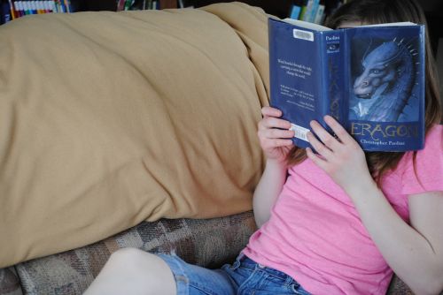 girl reading young