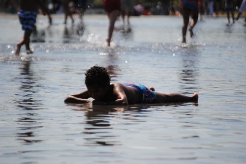 girl in water girl lying down girl