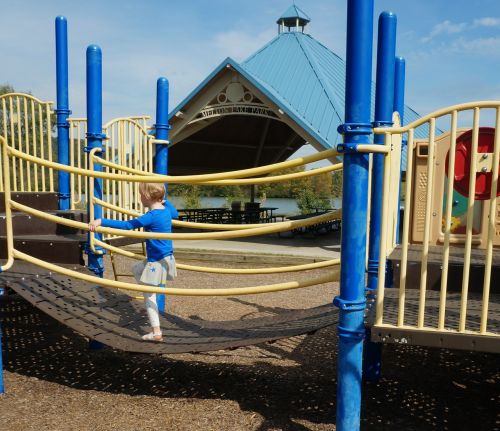 girl on playground girl playground