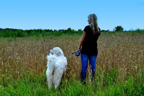 Girl With Dog