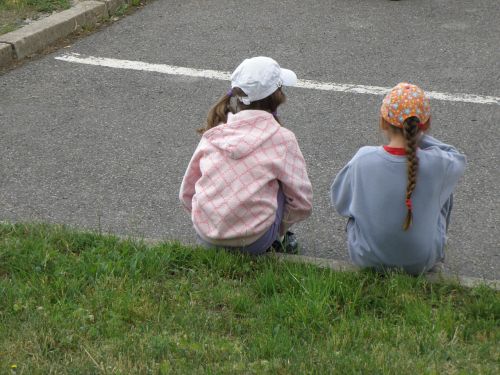 girls children sitting