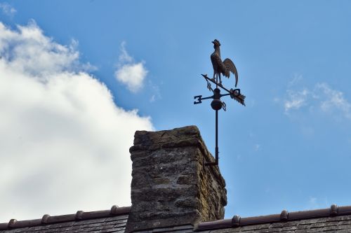 Weathervane On The Roof