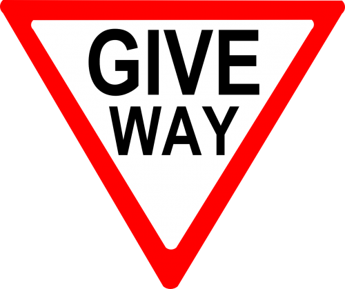 give way way yield