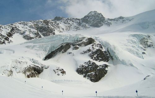 glacial ice kaunertal glacier eternal ice