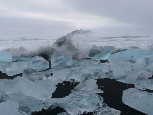 iceland glacial ice jokulsarlon