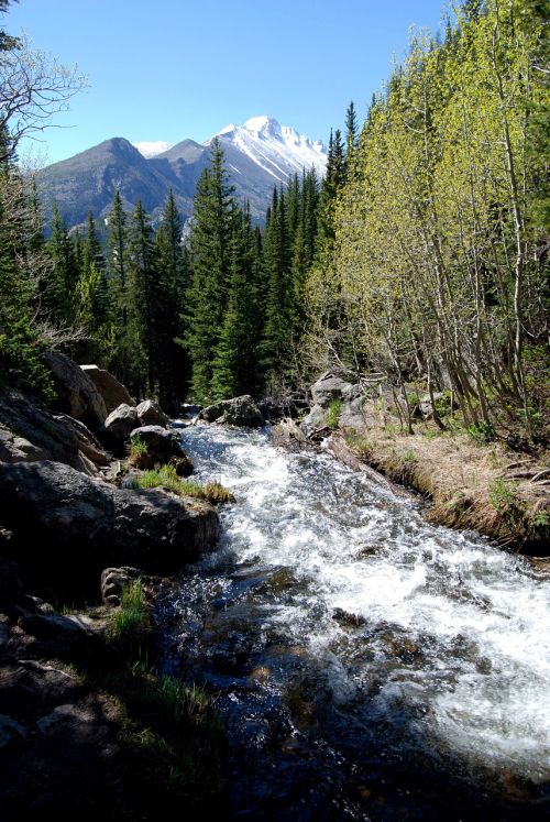 glacier creek dream lake trail rocky mountain national park