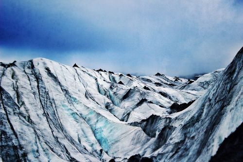 glacier iceland snow