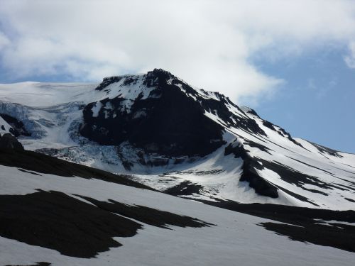 glacier sunny ice