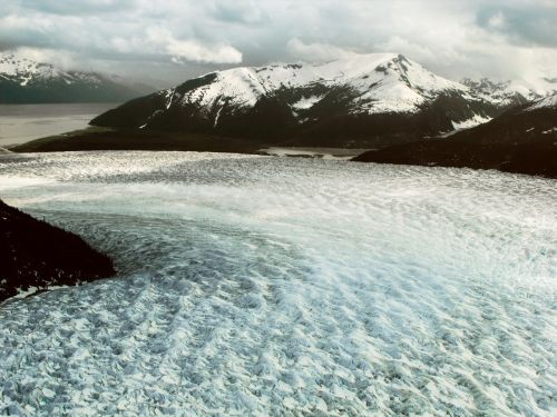 glacier snow landscape