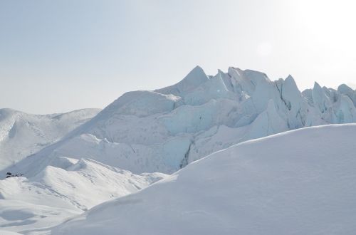 glacier snow ice