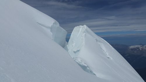 glacier crevasses seracs