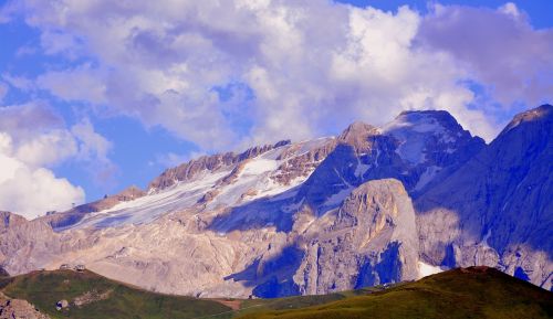 glacier dolomites marmolada