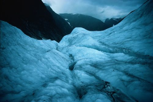 glacier ice frozen