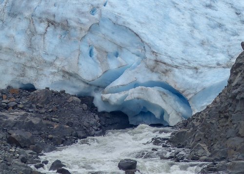 glacier  melting  ice