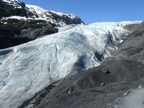 glacier ice mountain