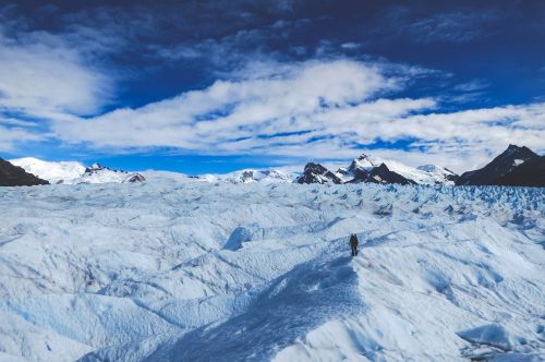 glacier patagonia south pole