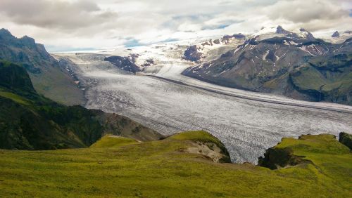 glacier iceland snow