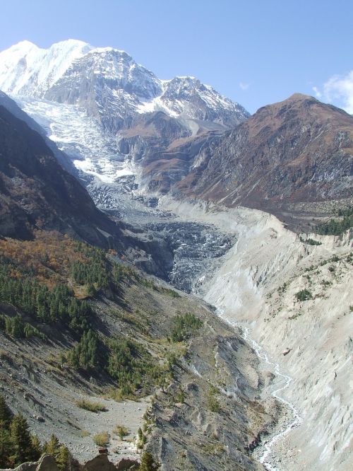 glacier himalayan nepal