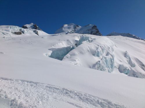 glacier de verra glacier winter