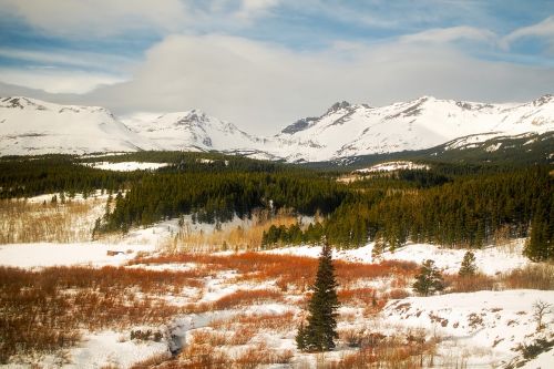 glacier national park montana landscape