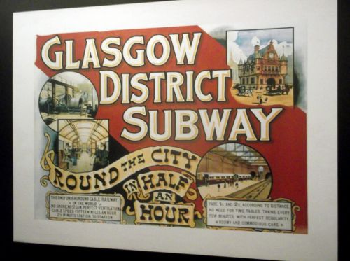 Glasgow District Subway Sign