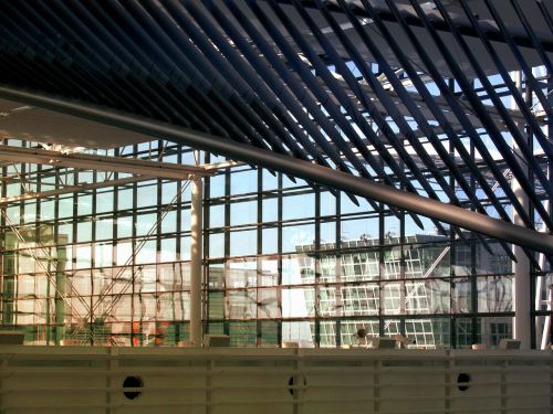 glass metal roof