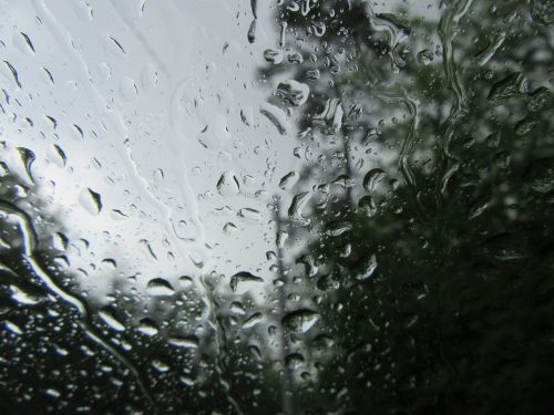 rain water glass