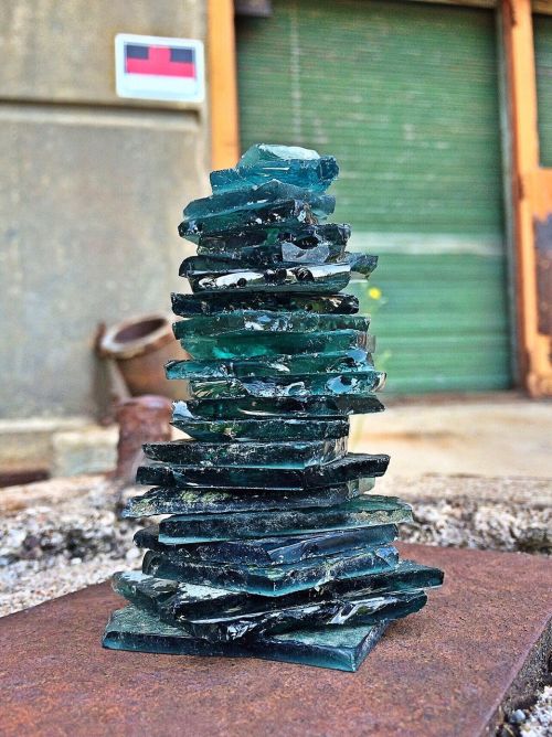 glass stacked zen