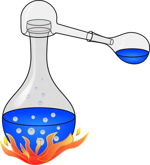 glass fire flask