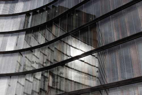 glass glass facade office building