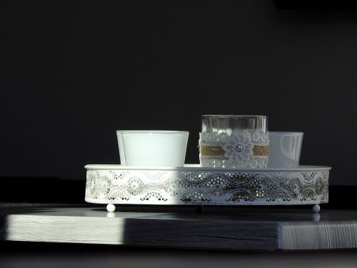 glass candle tealight