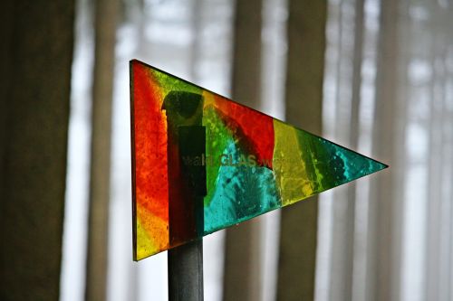 glass colorful glass path