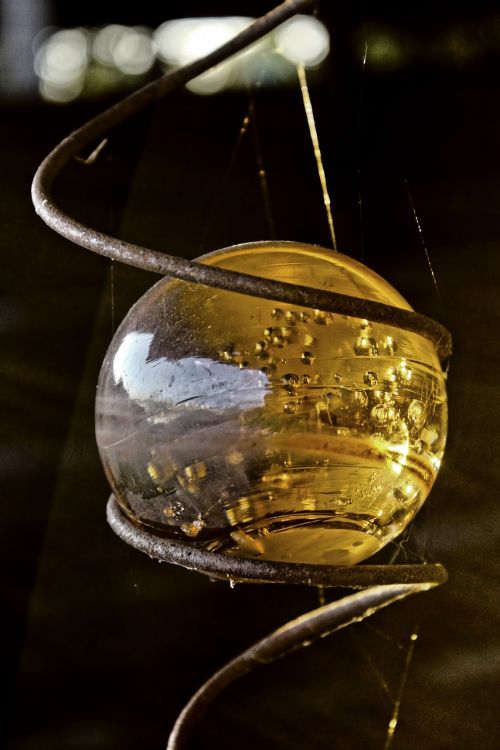 glass sphere light