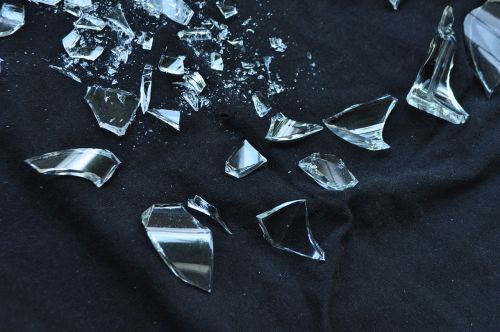 glass broken crack