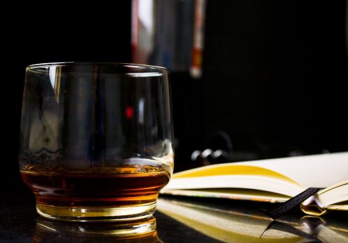 glass whiskey book